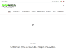 Tablet Screenshot of flexienergy.it